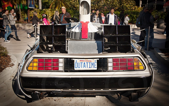 back to the future number plate