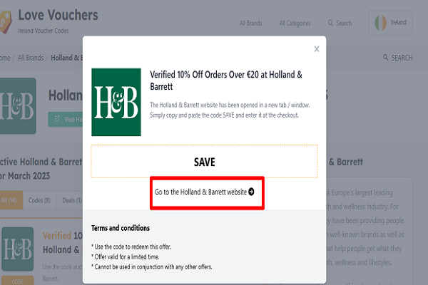 Holland and Barrett discount code