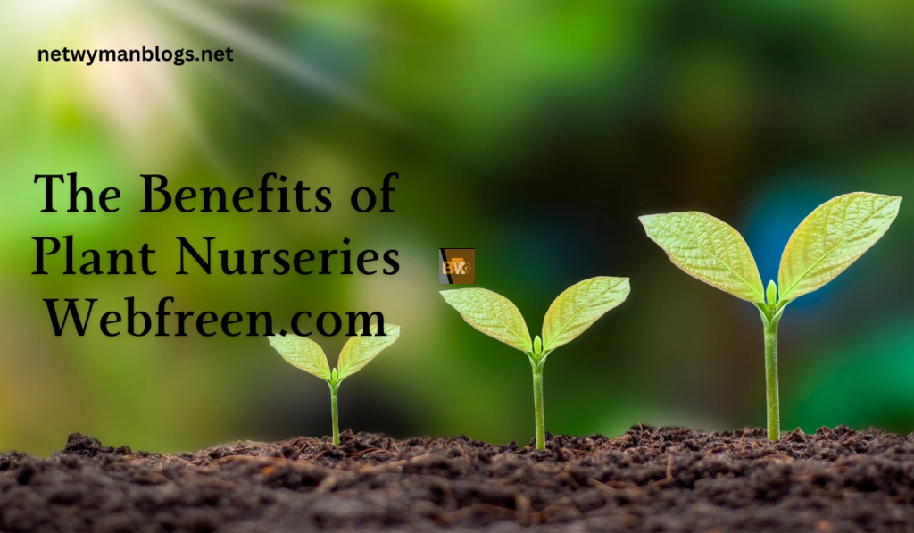 The Benefits of Plant Nurseries Webfreen.com